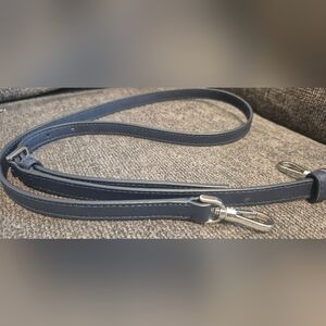 Kate Spade Navy Replacement Purse Strap with Silver Buckle Hardware